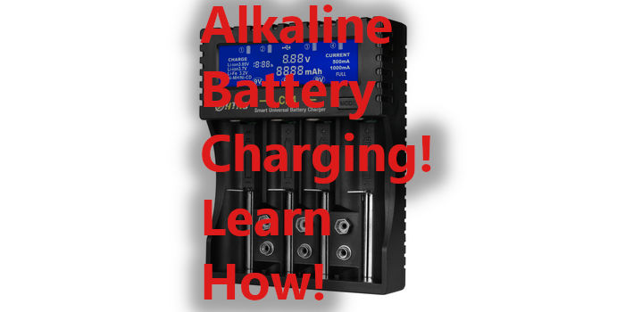 How to charge Alkaline Batteries & CR123A Batteries?